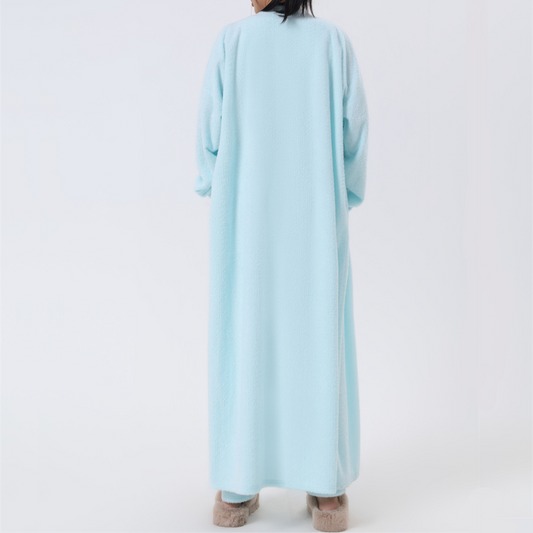 Baby Blue Chic Matching 3-Piece Warm Lounge Set.