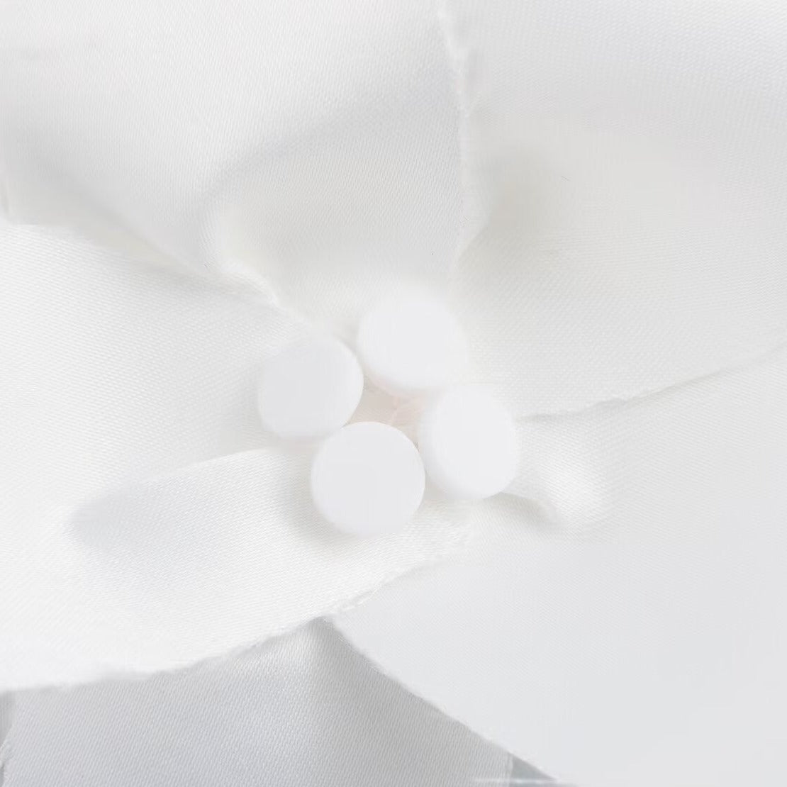 White Flowers Flower-Embellished Top