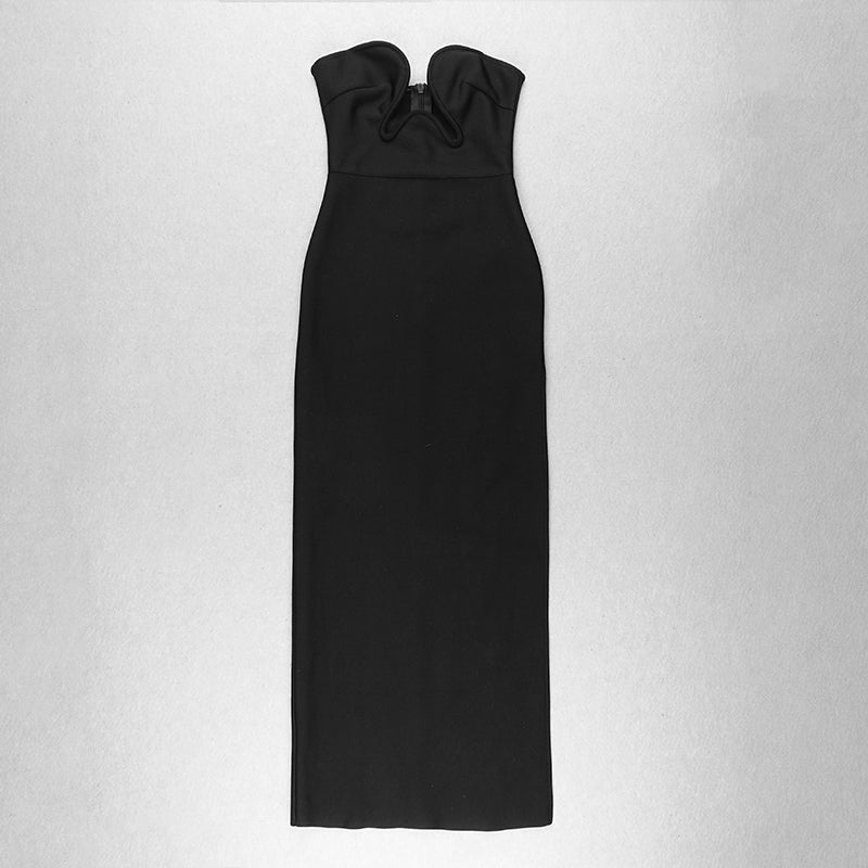Black Signature Maxi Dress