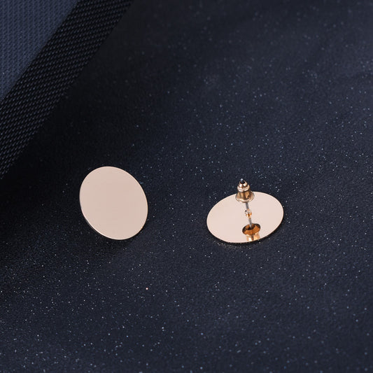 Golden Chic Disc Earrings