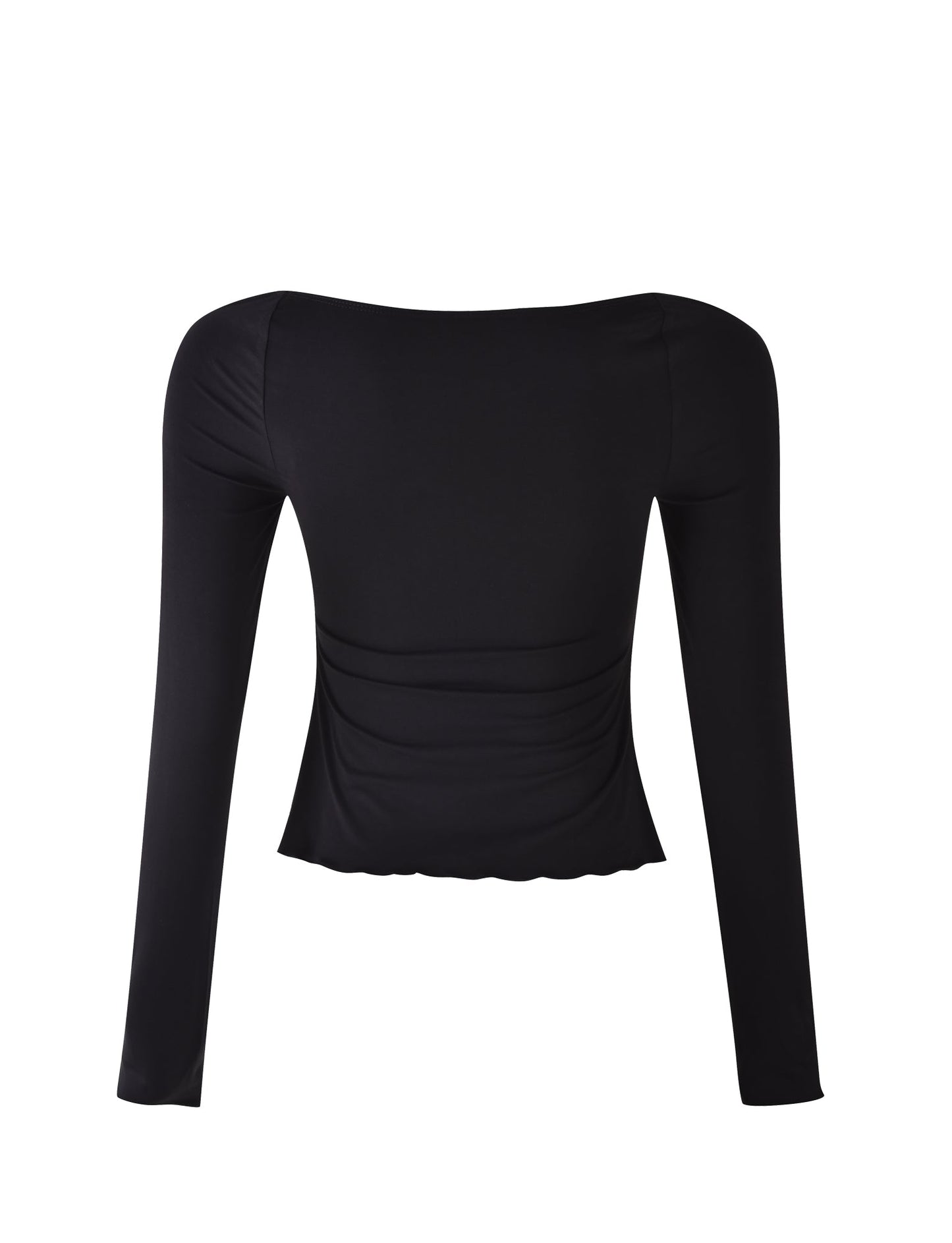 Jersey Long Sleeve Top Hoop Knot