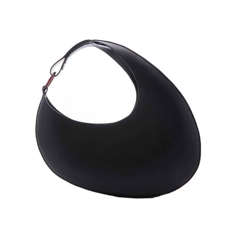 Black Moon Bag With A Ring Strap