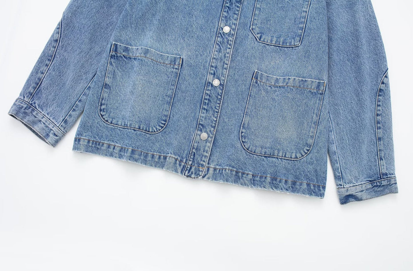 Light Blue Loose Denim Jacket