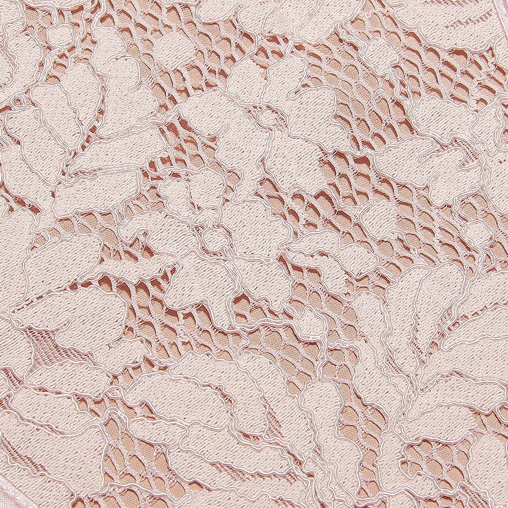 Pink Floral Lace Corset Top