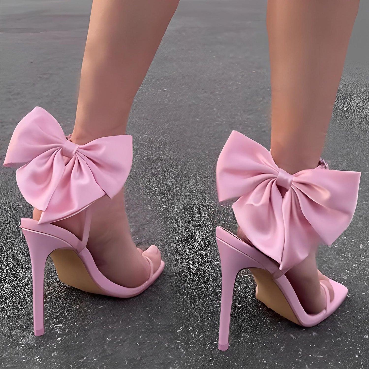 The Psychology of Wearing Pink Heels with Bow