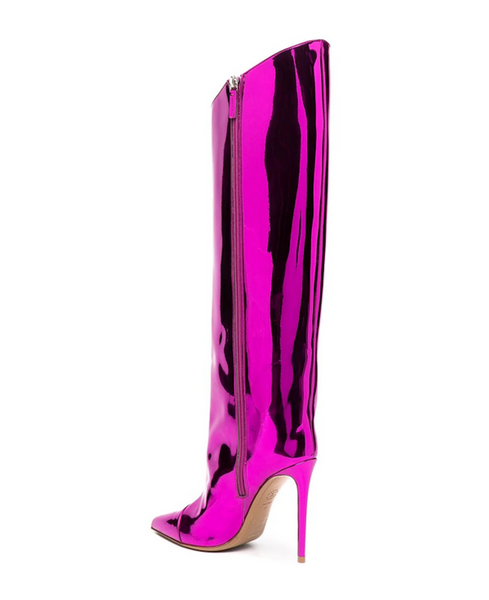 Magenta thigh high sales boots