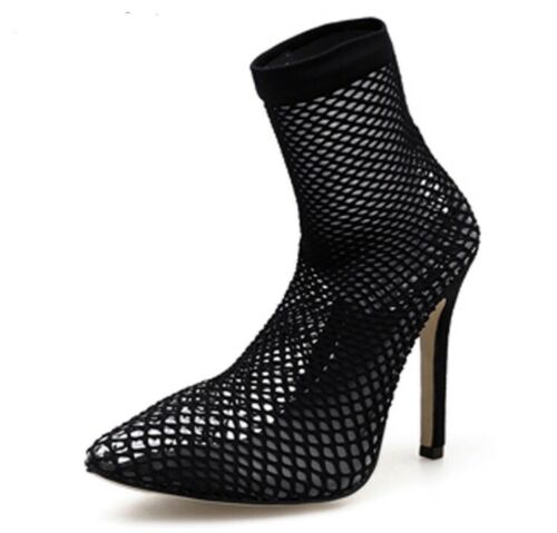 Fishnet Midcalf Boots