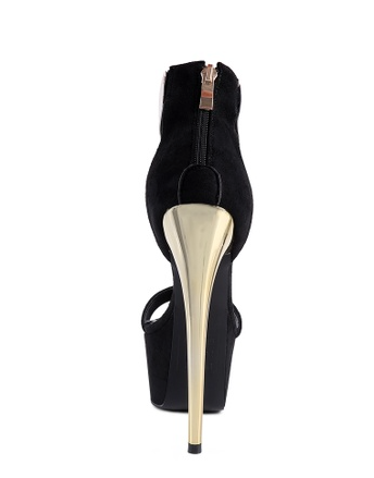 gold heels with black dress Black Stiletto Heels With Gold Ankle Straps – ADONIS BOUTIQUE